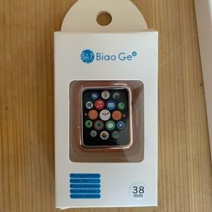 Rose Gold Apple Watch cover face